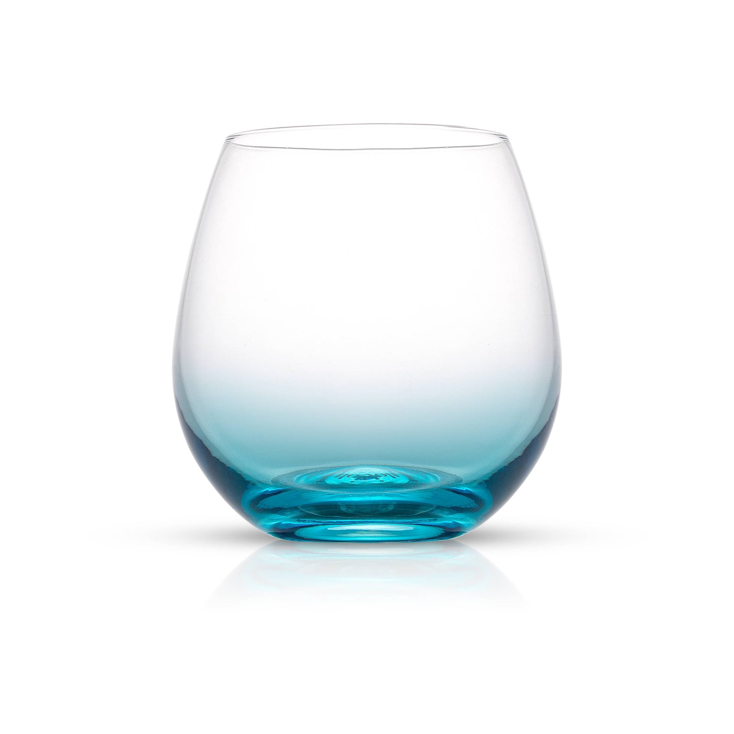 JoyJolt - Hue Colored Stemless Wine Glasses, Colorful Party Glasses