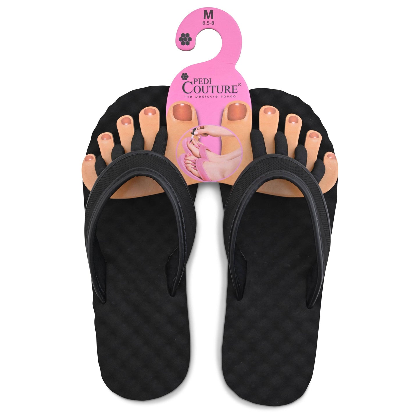 Pedi Couture - Mesh Black: Large (8.5-9.5)