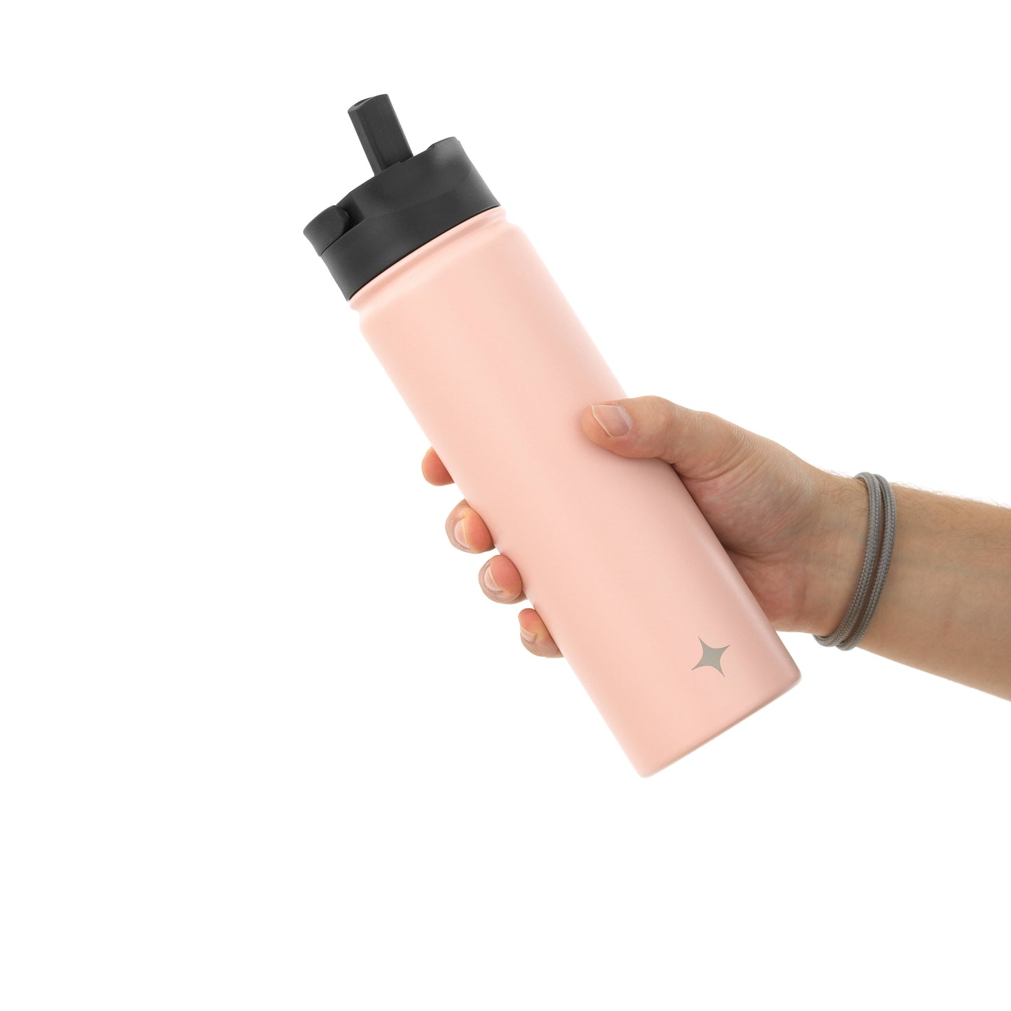 JoyJolt - Colored Stainless Steel Insulated Water Bottle - 22 oz: Pink