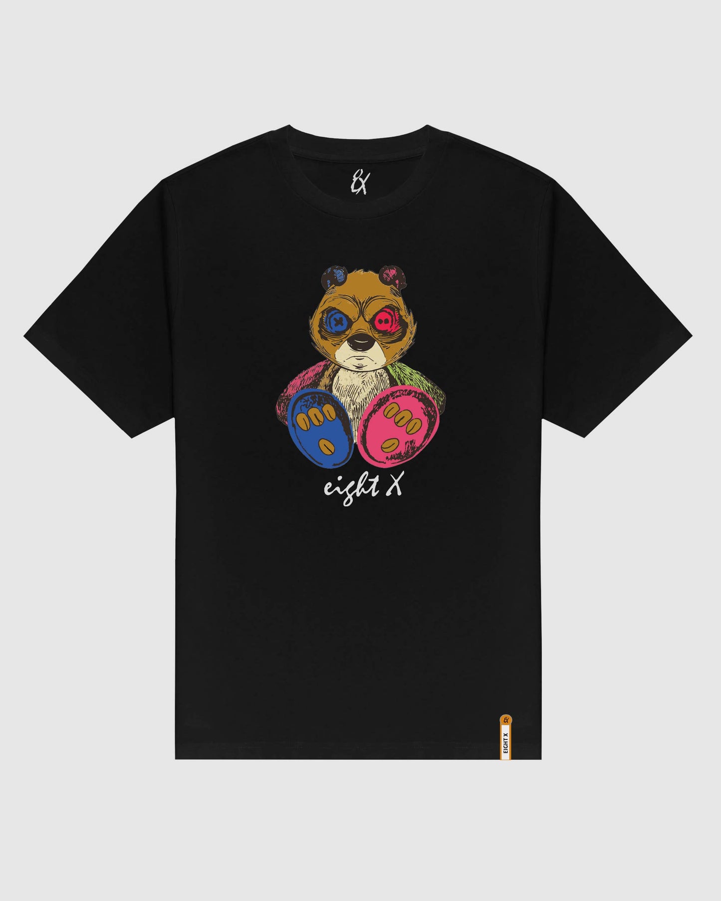 EIGHT X - Toxicity Slim Fit Graphic T-Shirt - Black: BLACK / XL