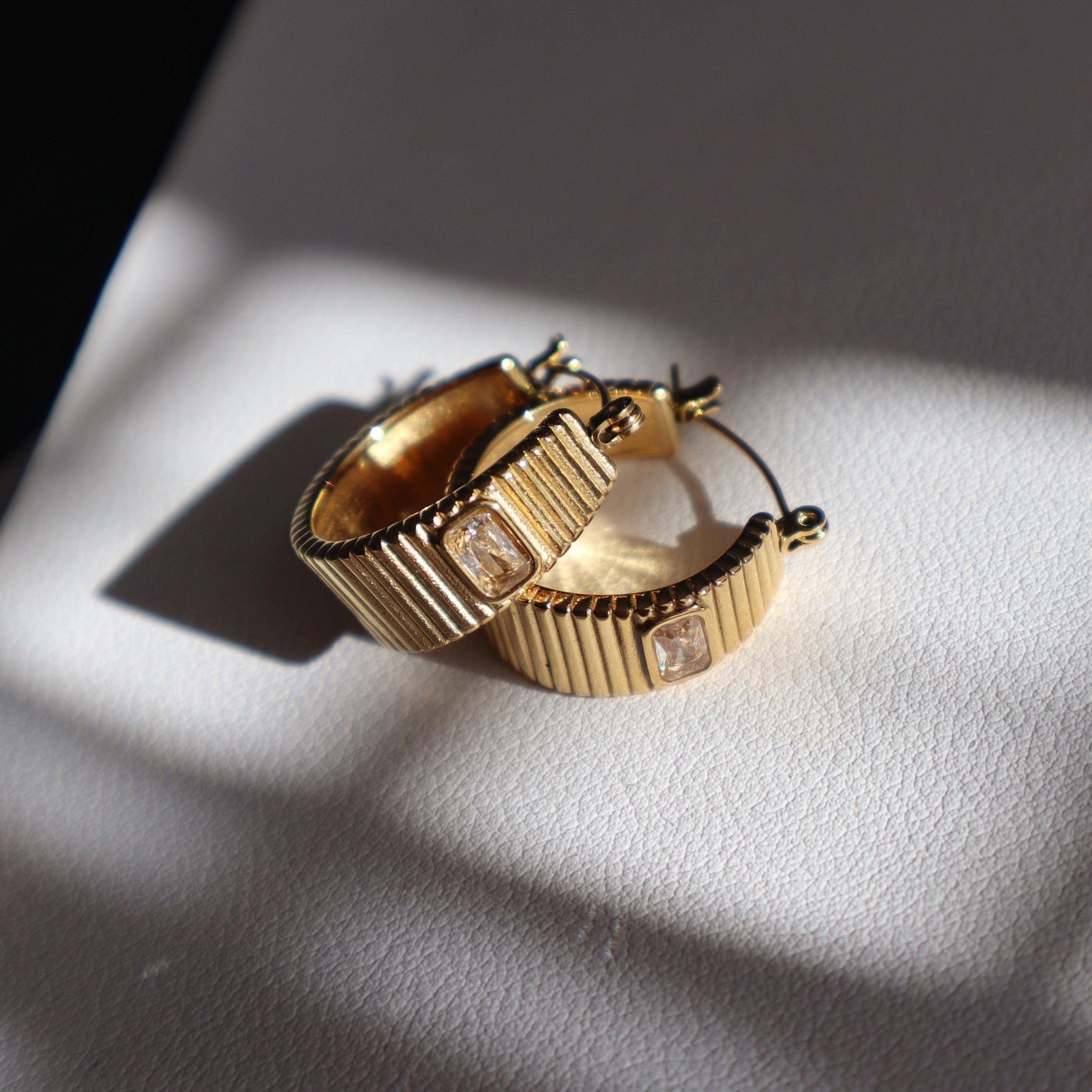 JESSA Jewelry - Stella Hoops | Chunky Gold Hoops