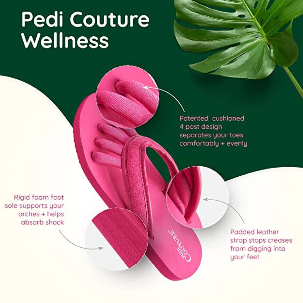 Pedi Couture - Fuchsia: Large (8.5 - 9.5 US)