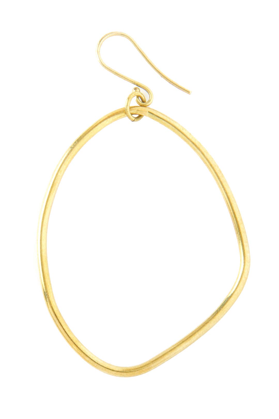 Swahili | AFRICAN MODERN - Kenyan Iconoclast Brass Earrings