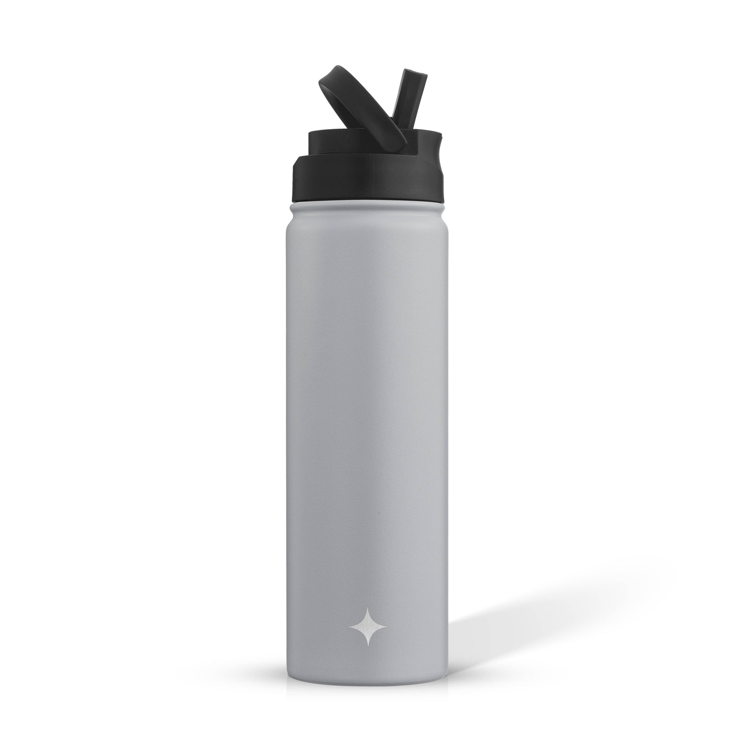 JoyJolt - Colored Stainless Steel Insulated Water Bottle - 22 oz: Pink
