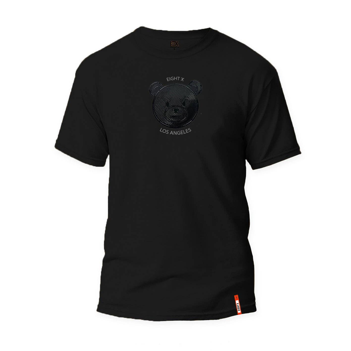 EIGHT X - Bad News Bear Graphic T-Shirt - Black: BLACK / S