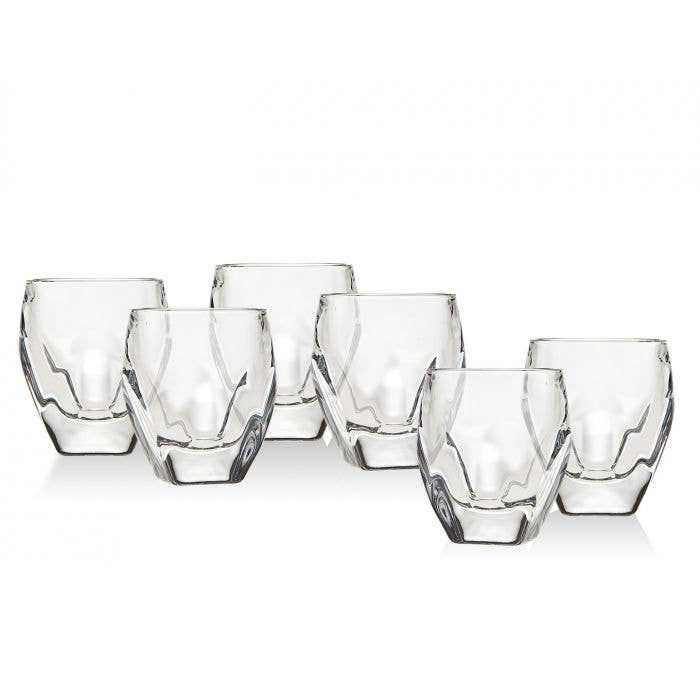 Godinger - Stockholm S/6 1.5oz Shot Glass: Non Leaded Crystal