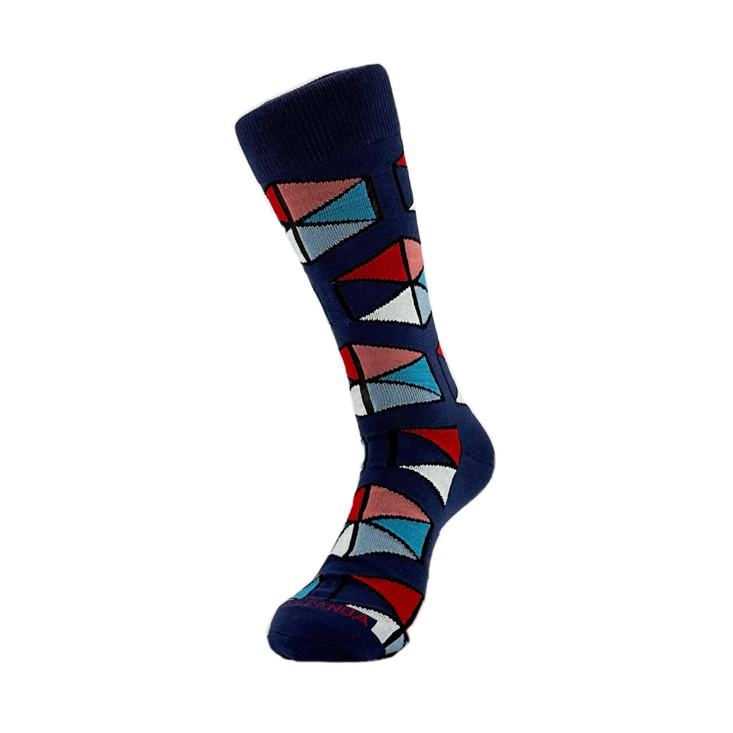Sock Panda - Hexagon Flag Banner Patterned Socks from the Sock Panda