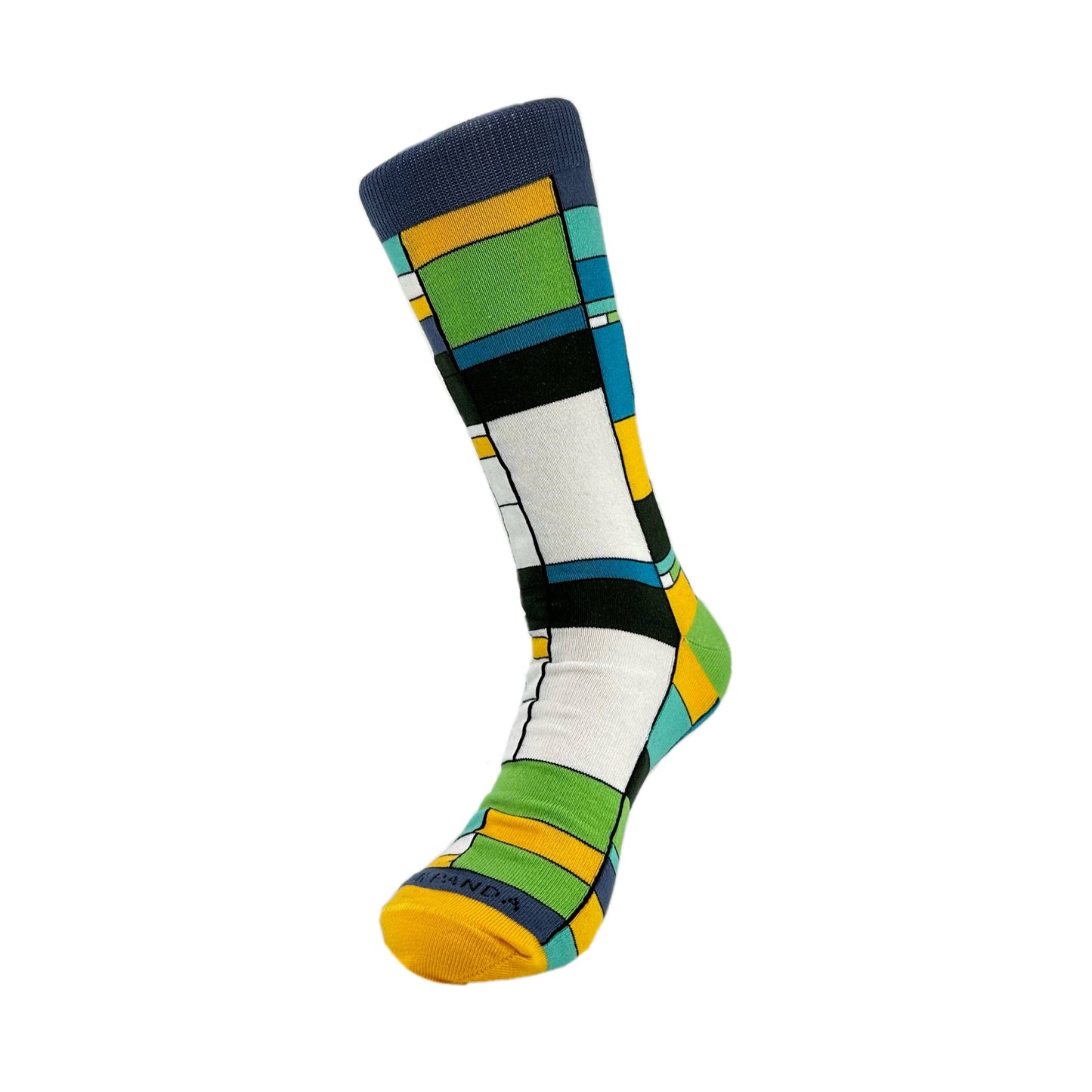 Sock Panda - Mondrian Style Block Art Socks from the Sock Panda (Adult La