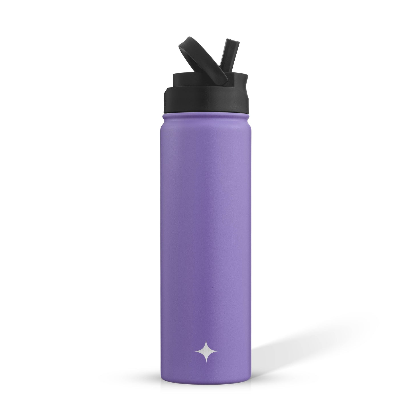 JoyJolt - Colored Stainless Steel Insulated Water Bottle - 22 oz: Pink