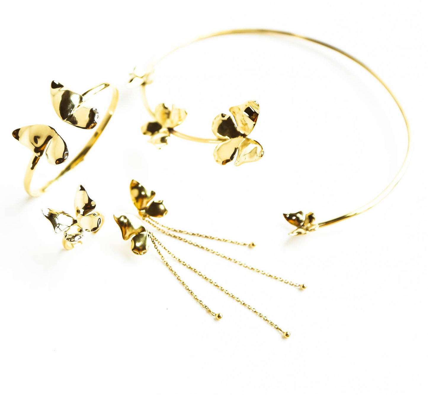 Bisjoux - Brass ring adjustable butterfly Ring: Ring