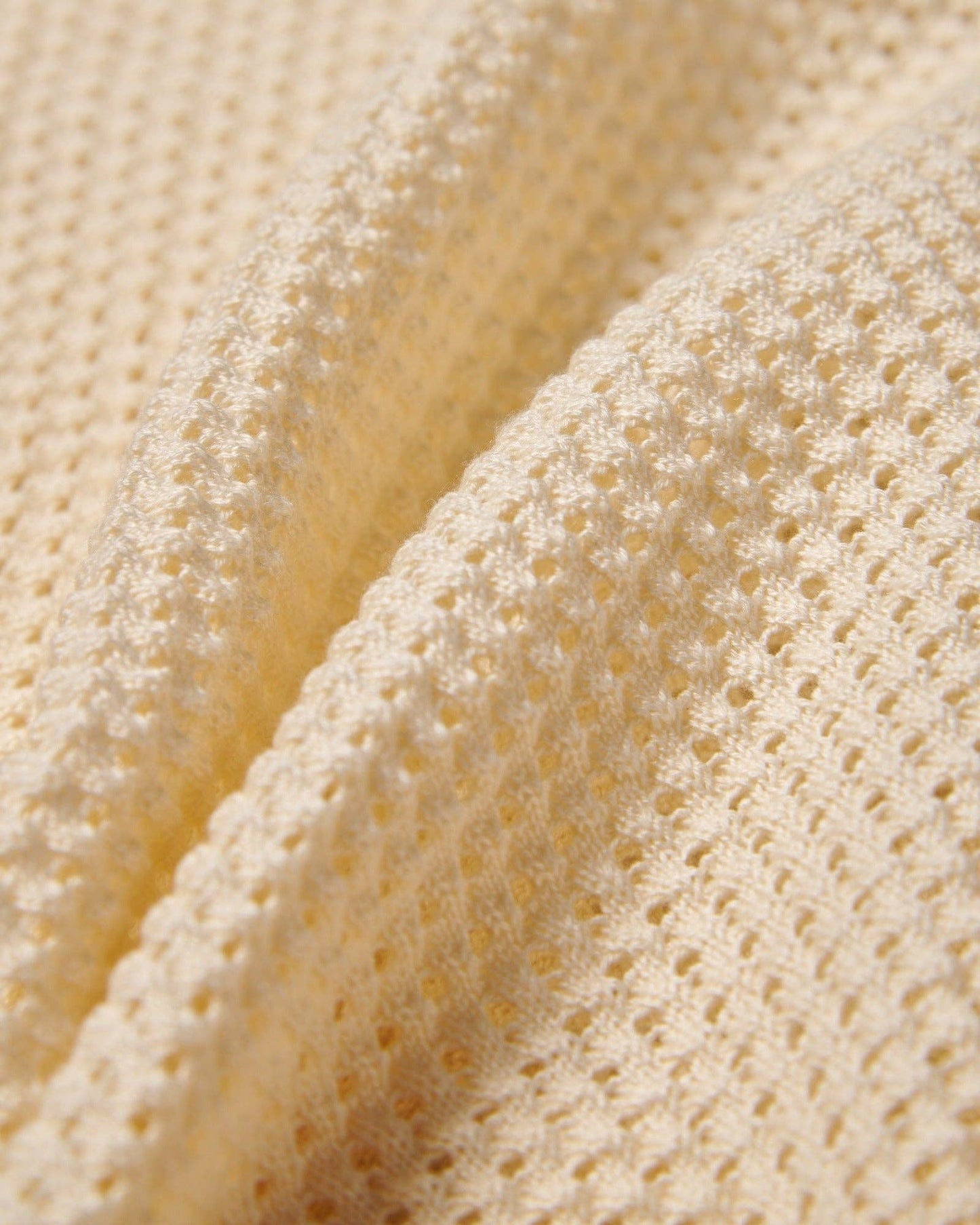 EIGHT X - The Sundae Short Sleeve Button Up Shirt - French Vanilla: BEIGE / XL