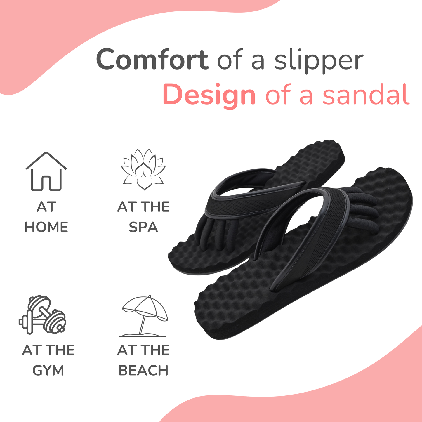 Pedi Couture - Mesh Black: Large (8.5-9.5)