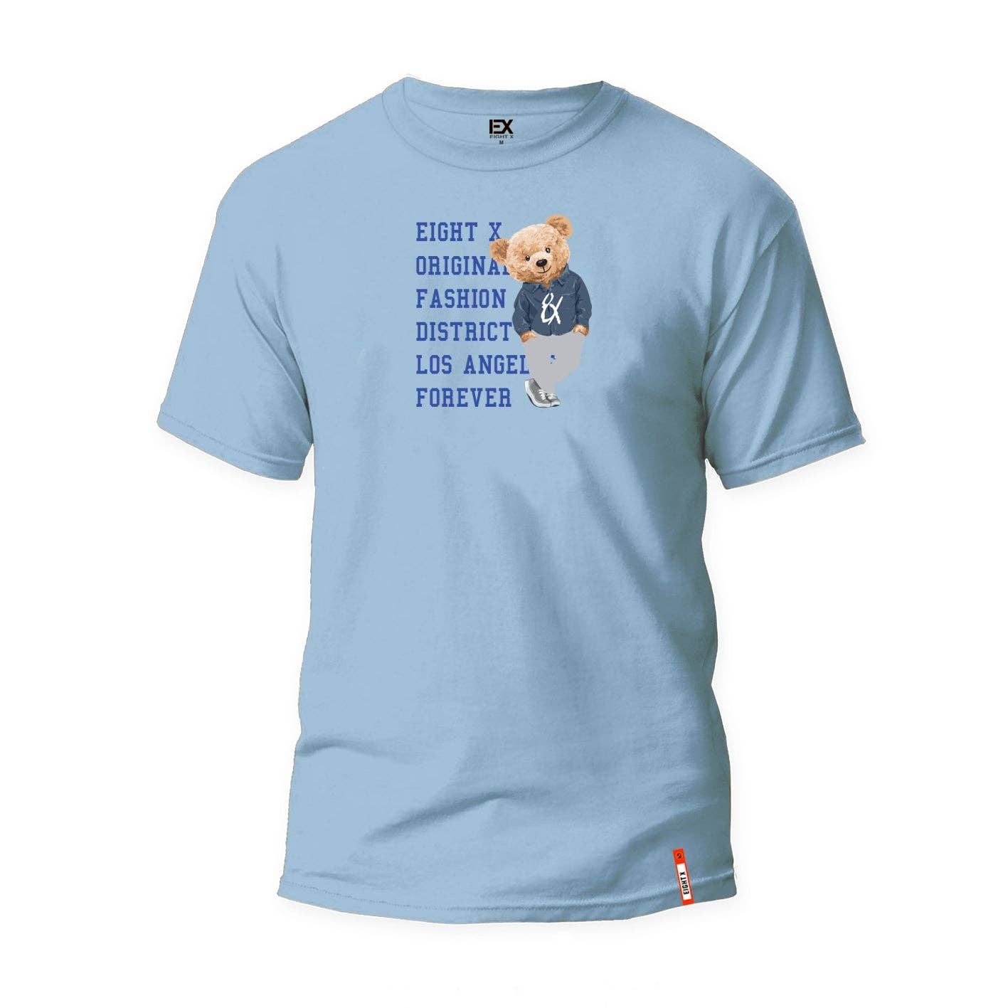 EIGHT X - Bear Origins 3D Graphic T-Shirt - Blue: BLUE / M
