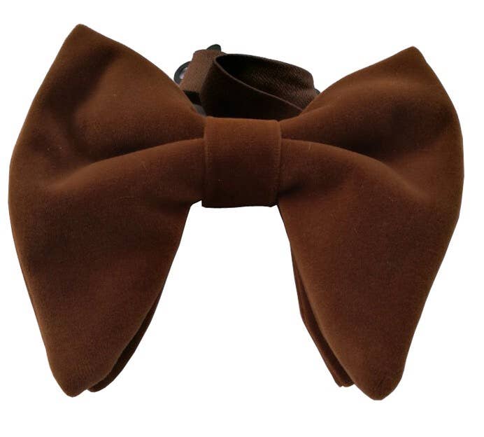 TYED BY DEDE - Handmade Butterfly Bowtie Brown