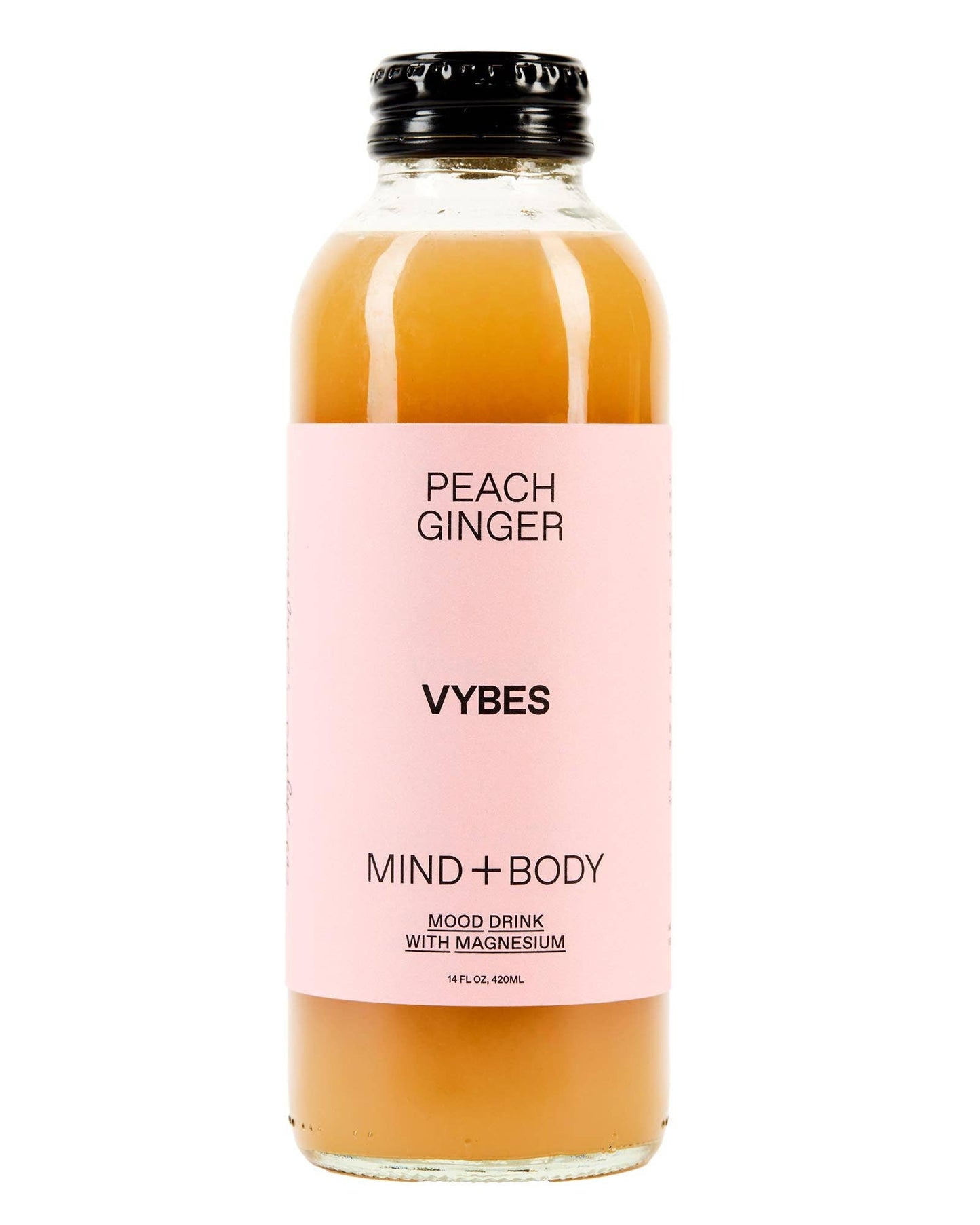 VYBES - Peach Ginger: 12 Pack