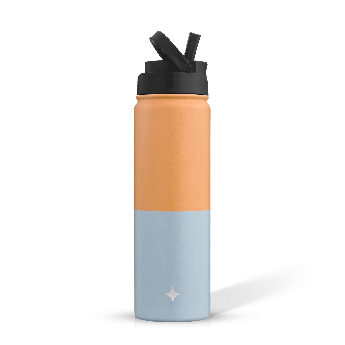 JoyJolt - Colored Stainless Steel Insulated Water Bottle - 22 oz: Purple