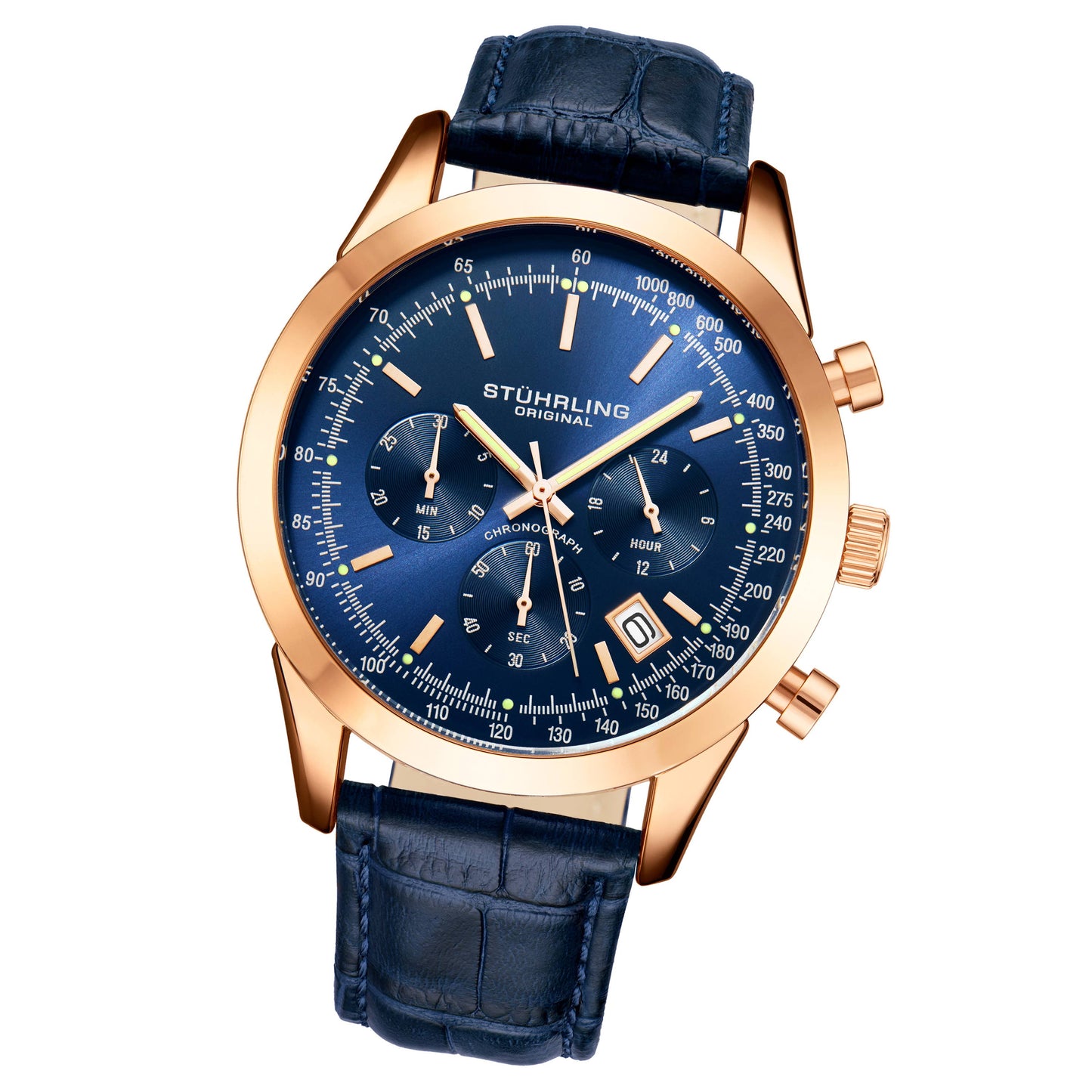 Stuhrling - Rialto Quartz Chronograph With Tachymeter 44mm Watch
