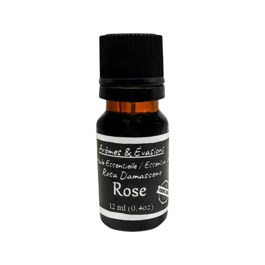 Arômes & Évasions - Essential Oil -Damask Rose Absolute (Rosa Damascena): 12 ml