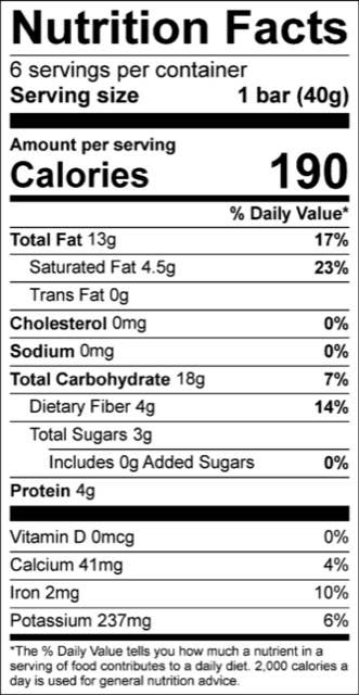 Only 3 Snacks - Cherry and Brazil Nut Energy Bar