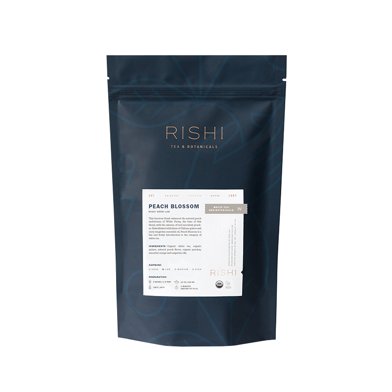 Rishi Tea & Botanicals - Peach Blossom Organic White Tea Blend (4 oz)
