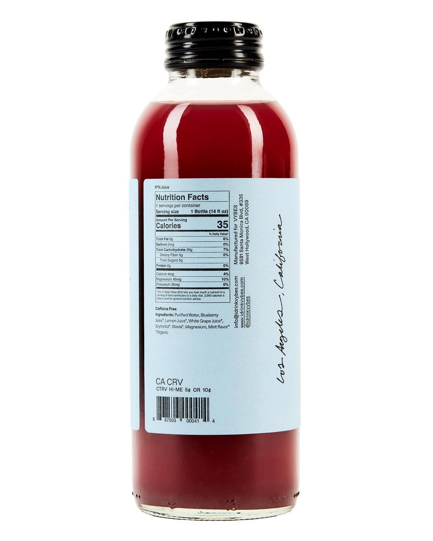 VYBES - Blueberry Mint: 12 Pack