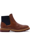 Bacco Bucci Men's Cognac Gold Cork Mondrian Chelsea Boot