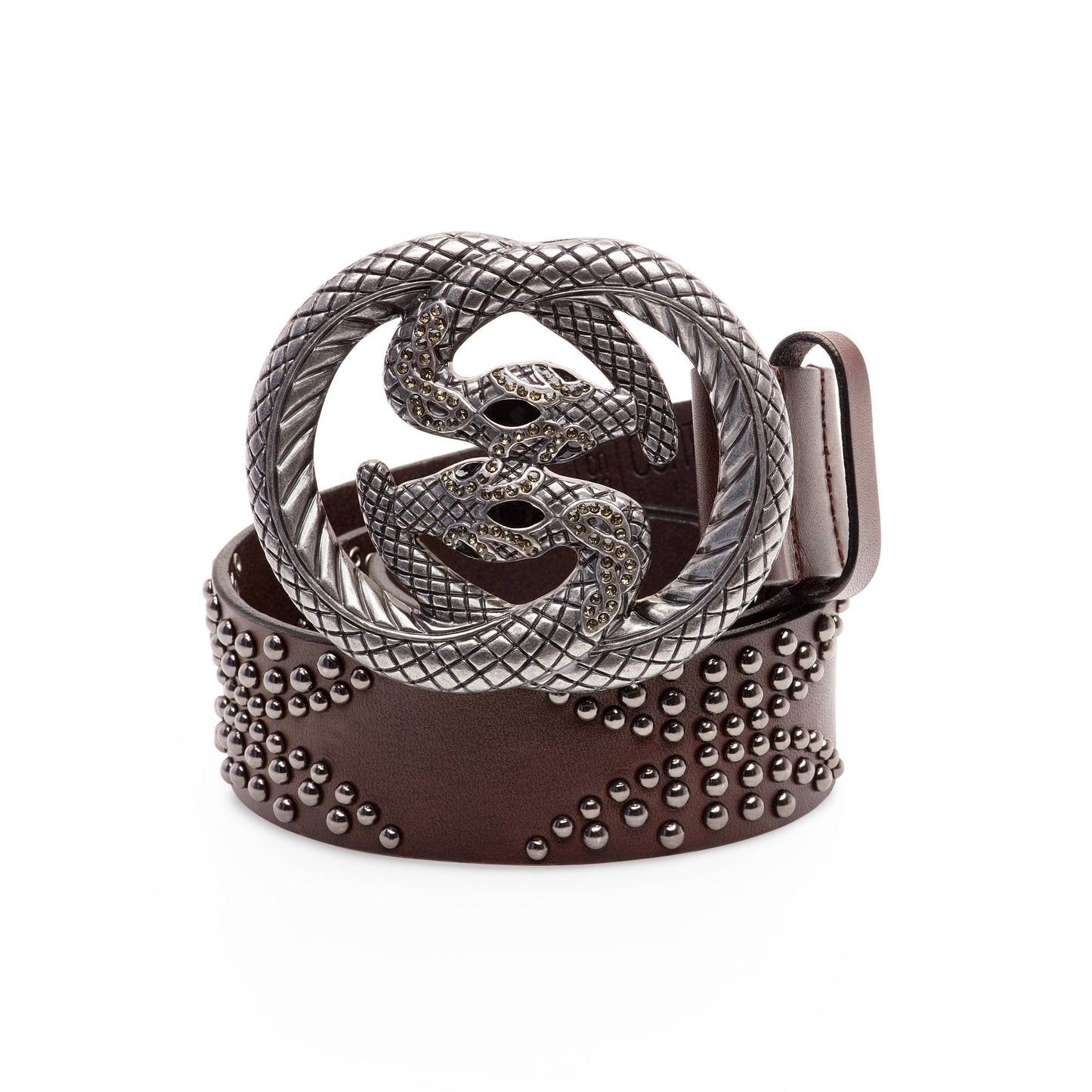 Snake Como Leather Belt