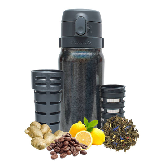Menna Beverage Infuser with Patented 2 Steep Control 16oz