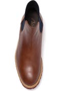 Bacco Bucci Men's Cognac Gold Cork Mondrian Chelsea Boot