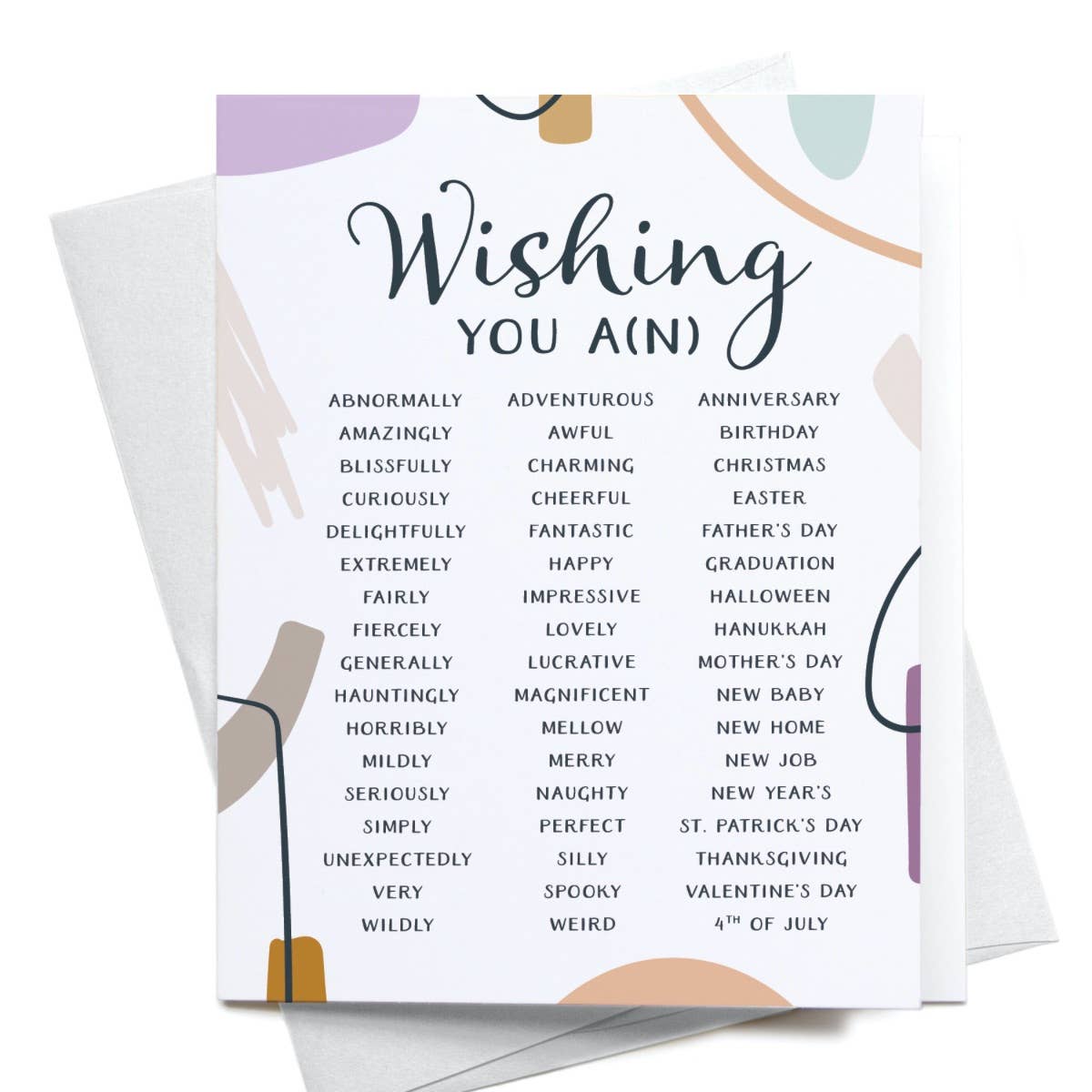 Wishing You A(n) Greeting Card