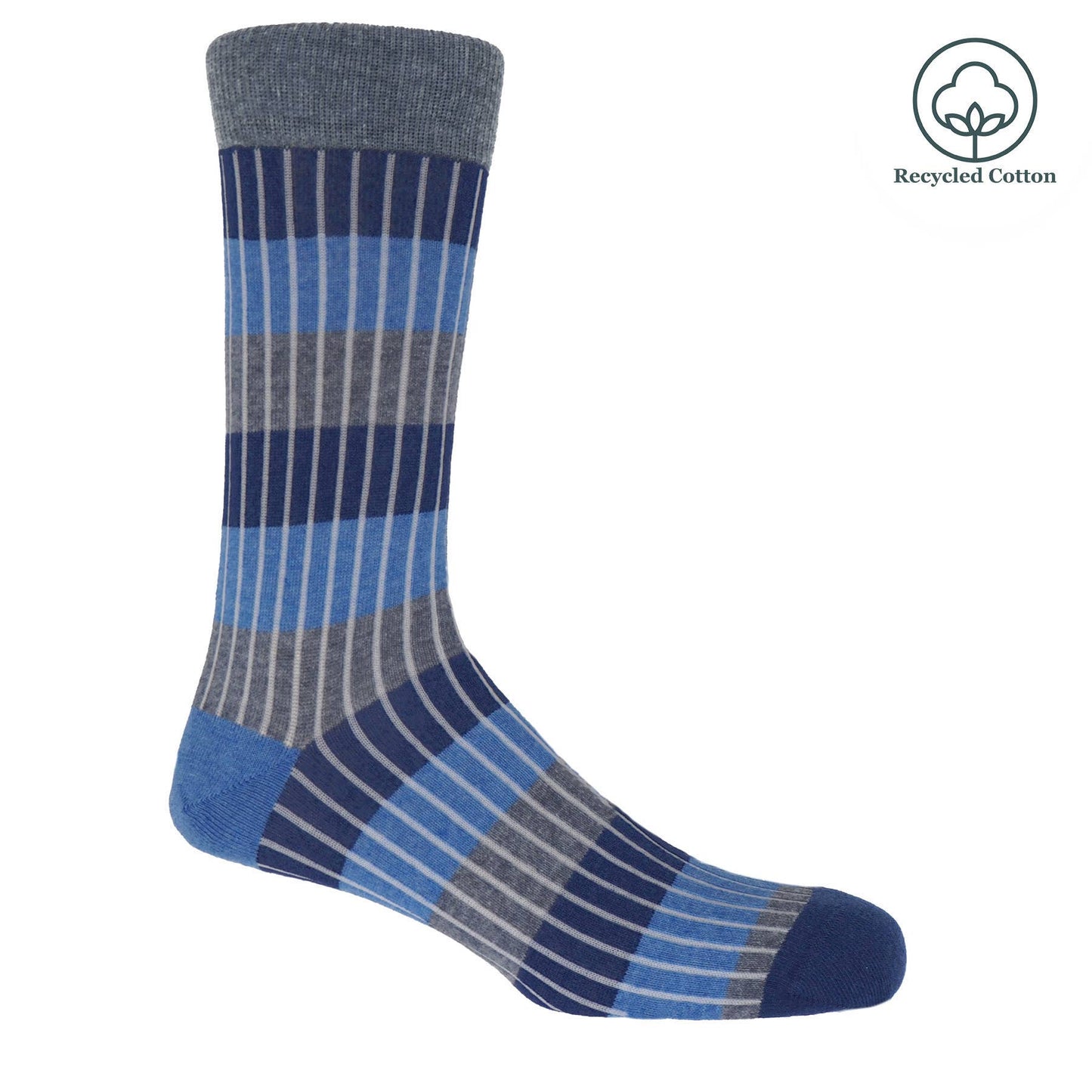 Peper Harow - Chord Men's Socks - Blue