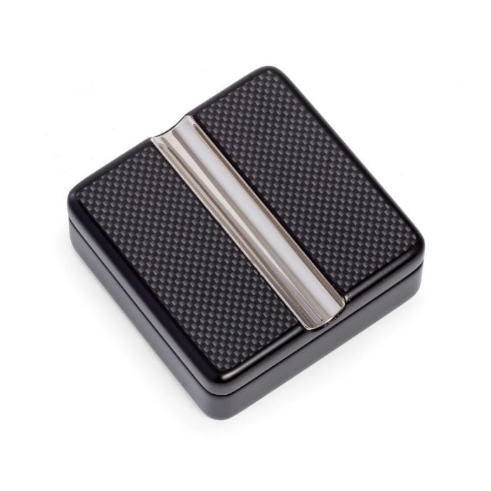 Pivot Design "Carbon Fiber" Single Cigar Ashtray.