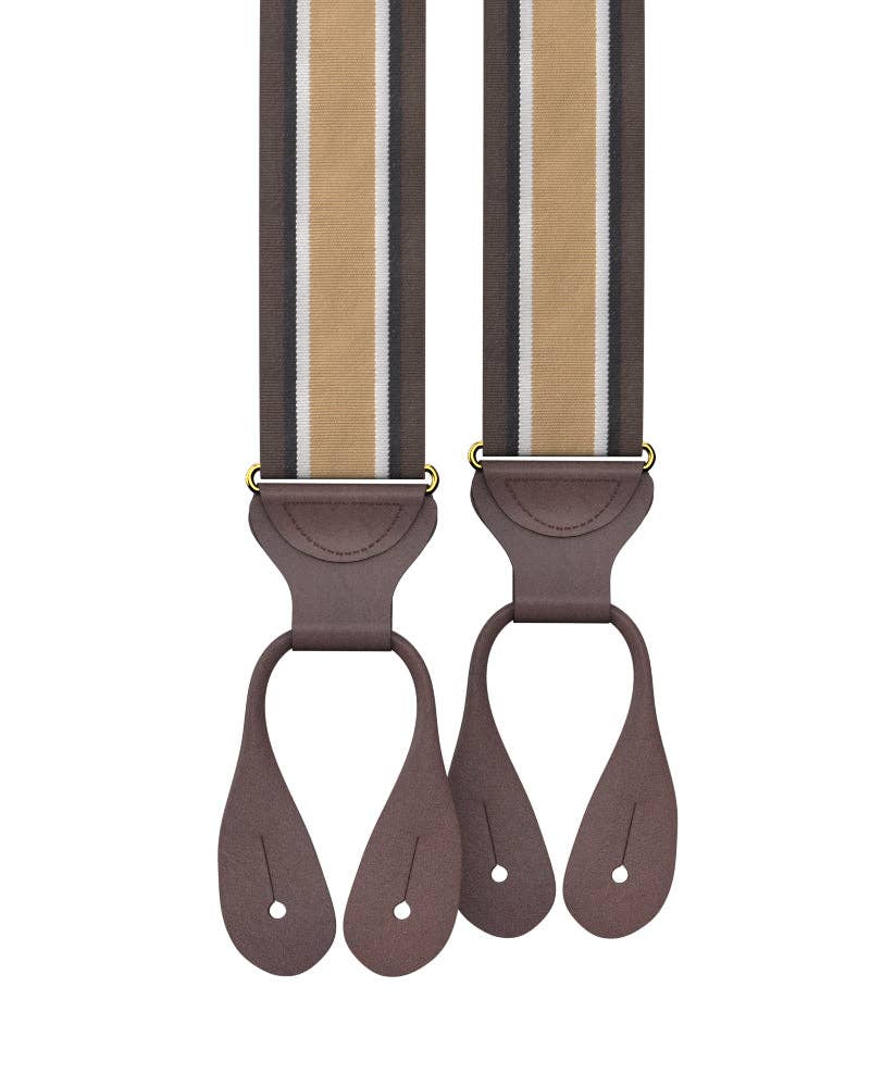 KK & Jay Supply Co. - Woodmere Stripe Suspenders