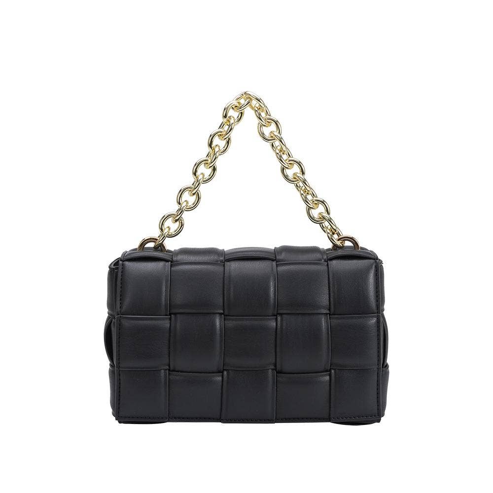 Vegan Leather Crossbody Bag in Black Lisa Angel Accessories Collection Bag Handbag Crossover