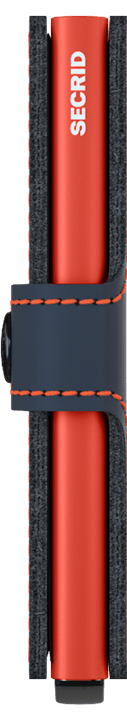 Miniwallet Matte Nightblue & Orange