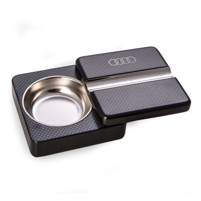 Pivot Design "Carbon Fiber" Single Cigar Ashtray.