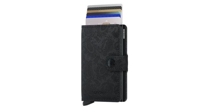 Secrid Paisley Black Mini Wallet