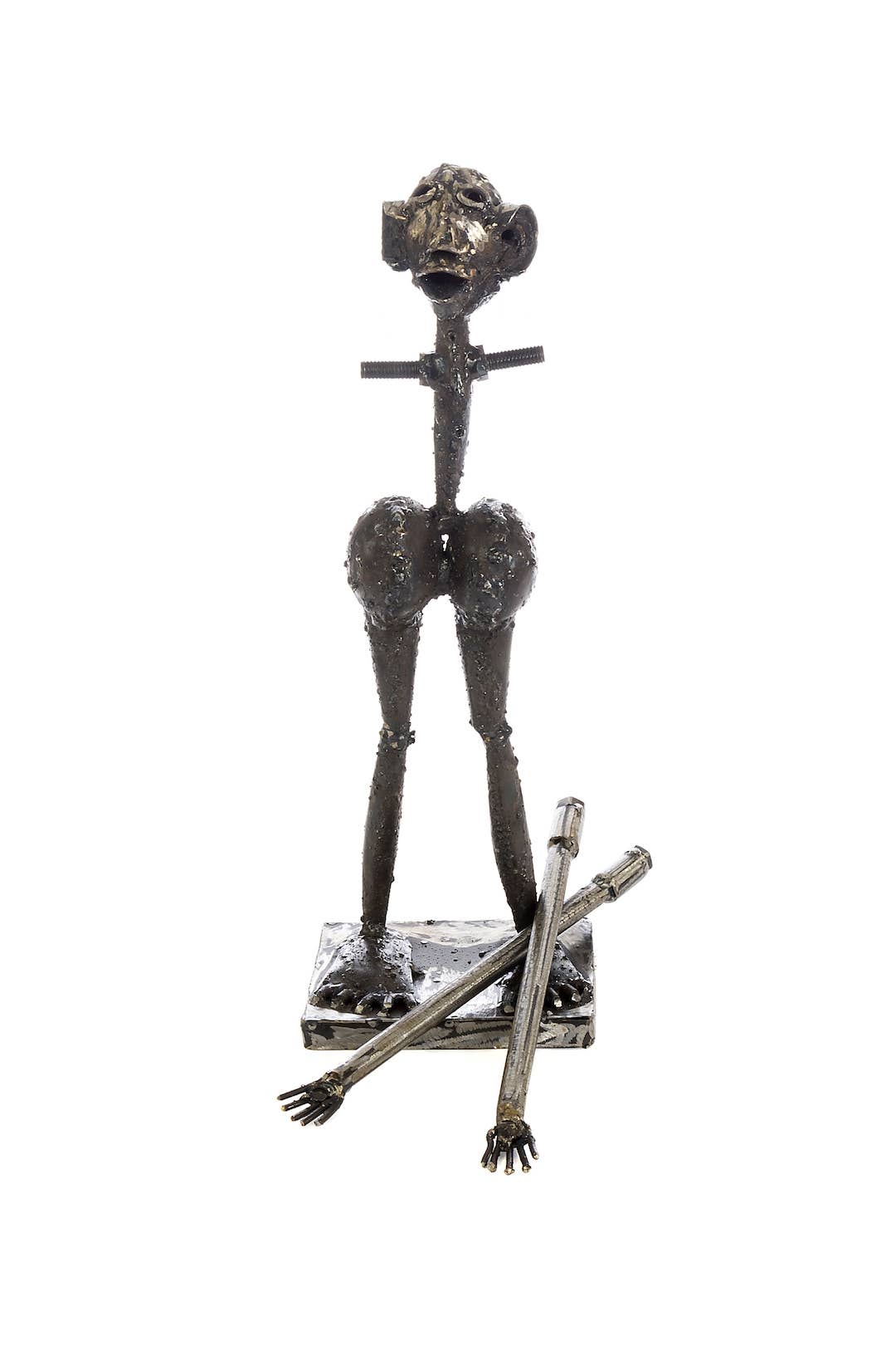 Swahili | AFRICAN MODERN - Kenyan Metal Mama Jewelry Displays: JKT1A  Small