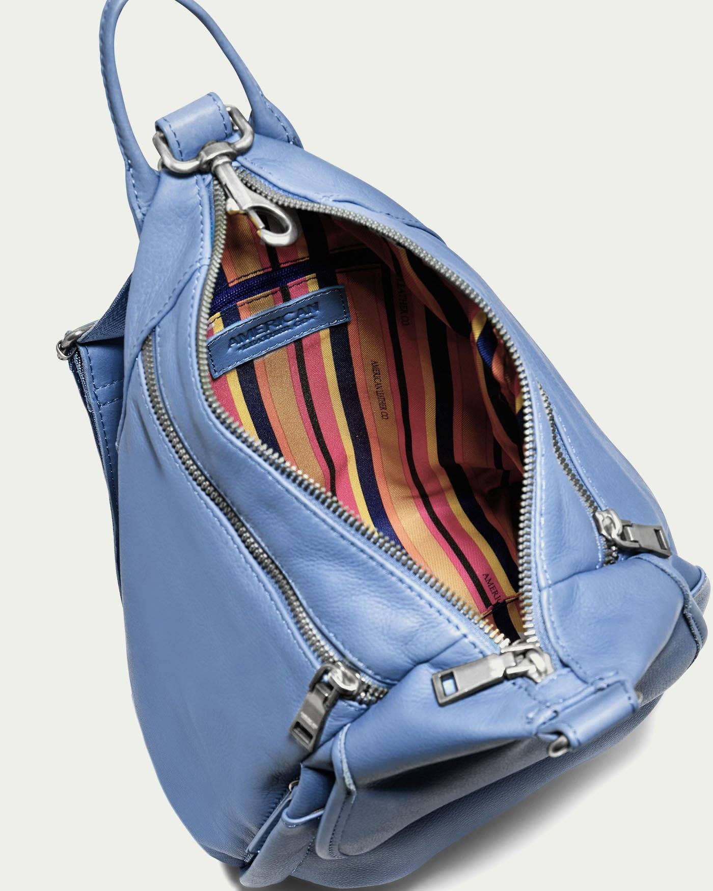 American Leather Co - Pierce Backpack: Pool Blue