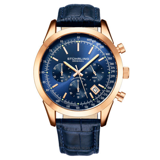 Stuhrling - Rialto Quartz Chronograph With Tachymeter 44mm Watch