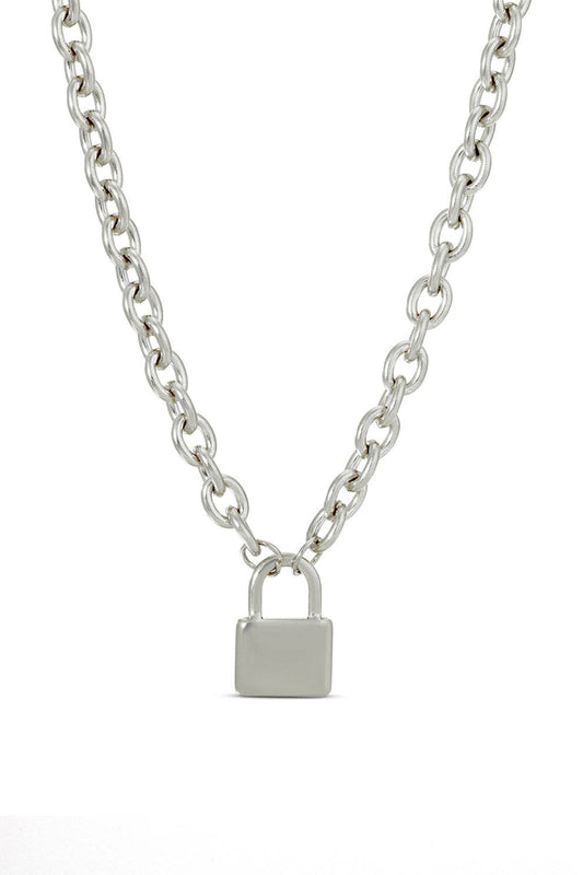 Eye Candy Los Angeles - Lock Pendant Necklace