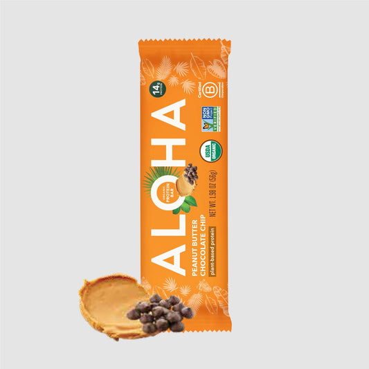 Aloha - Peanut Butter Chocolate Chip Protein Bar: 12 Bar Box