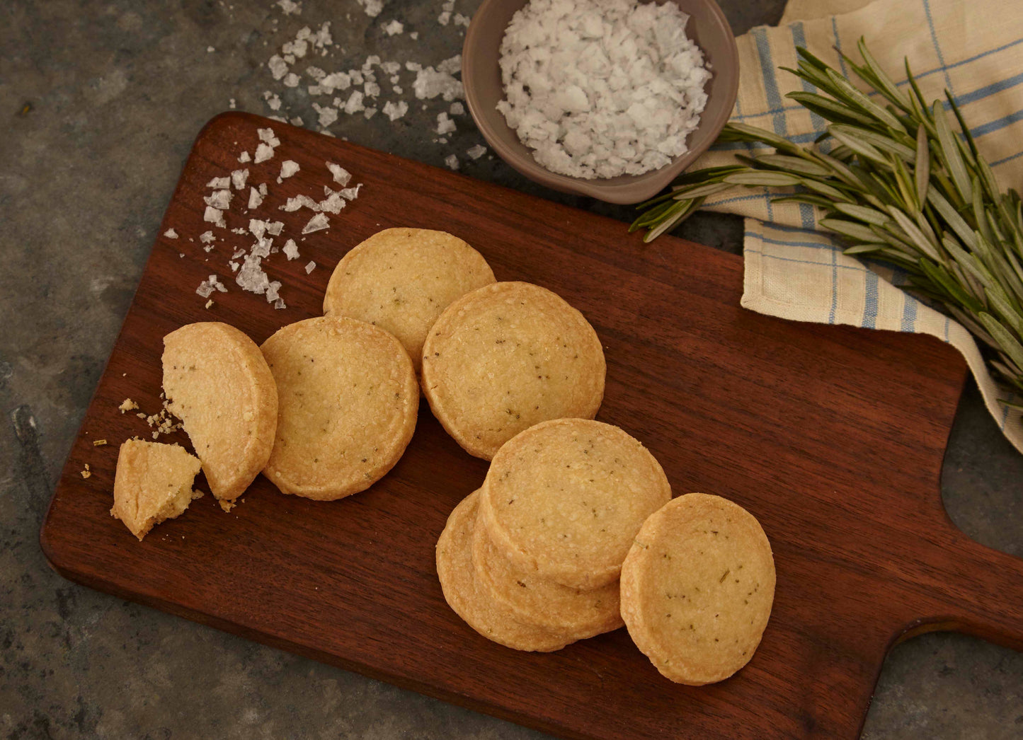 Lark Fine Foods - Salted Rosemary Shortbread - 6 oz