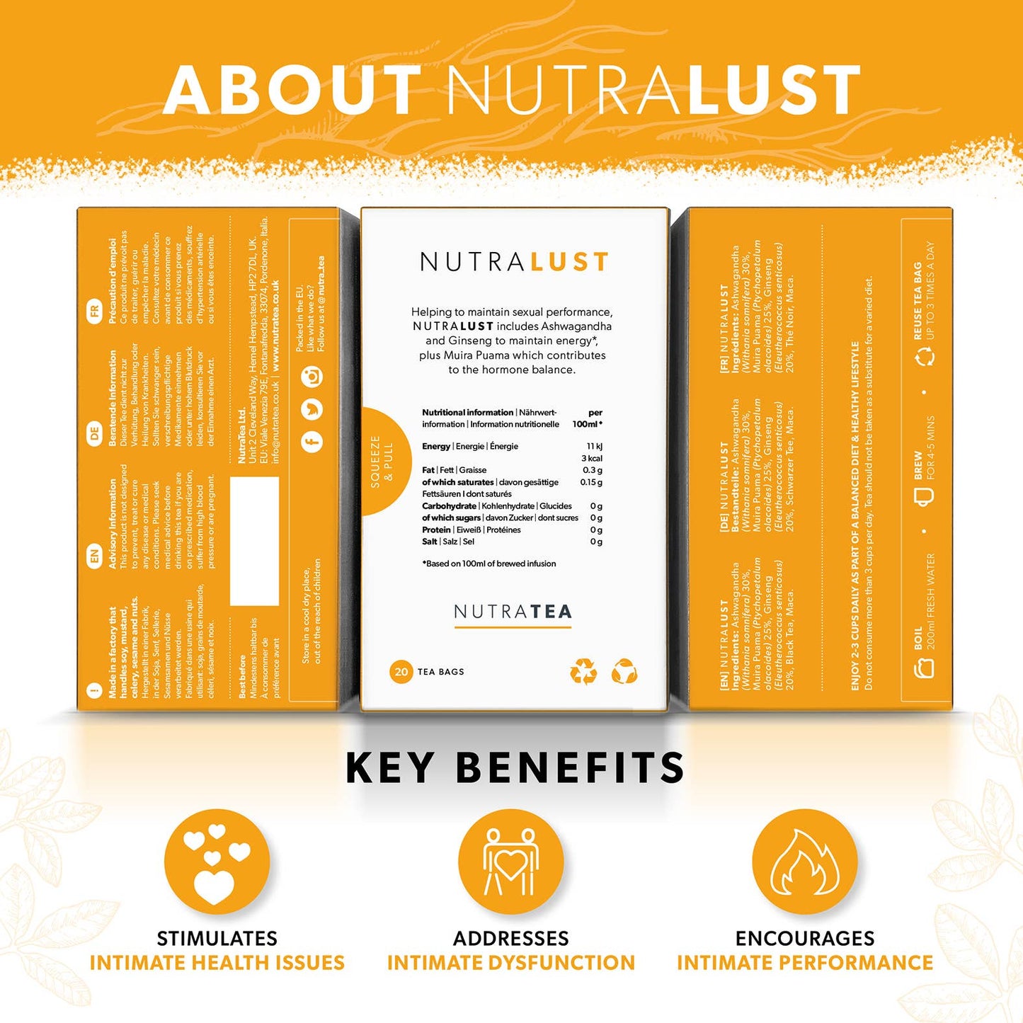 NutraTea - Nutra Lust Herbal Tea