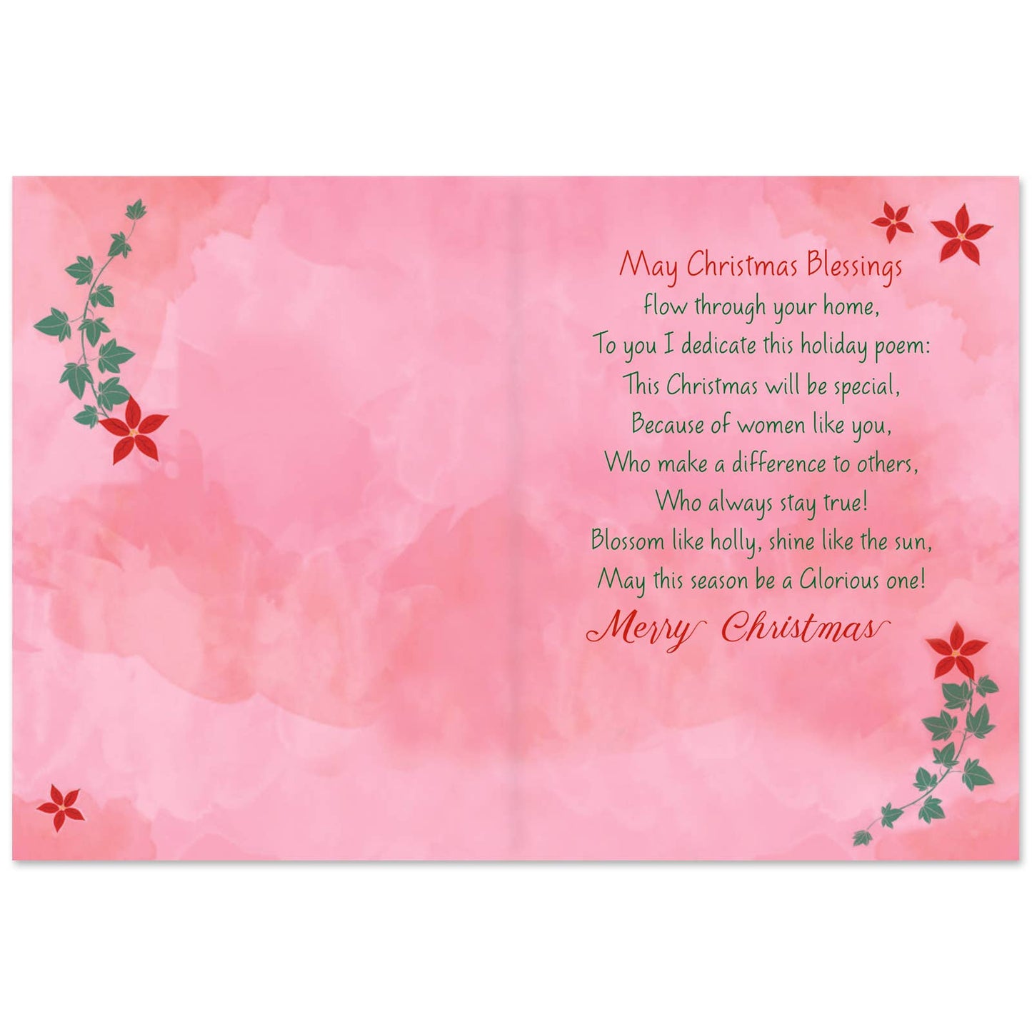 Shades of Color, LLC - Holiday Cards Christmas Blessings