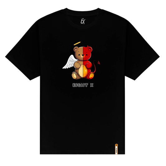 EIGHT X - Conscience Graphic T-Shirt - Black: BLACK / 2XL