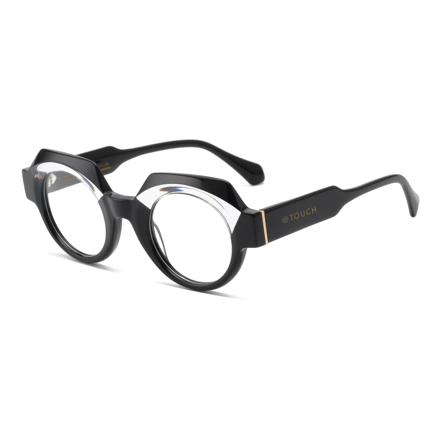 Touch Brand - Flama Eyewear - LILO. Eyeglass, circular acetate frame.: LILO_N4_1748_Vista