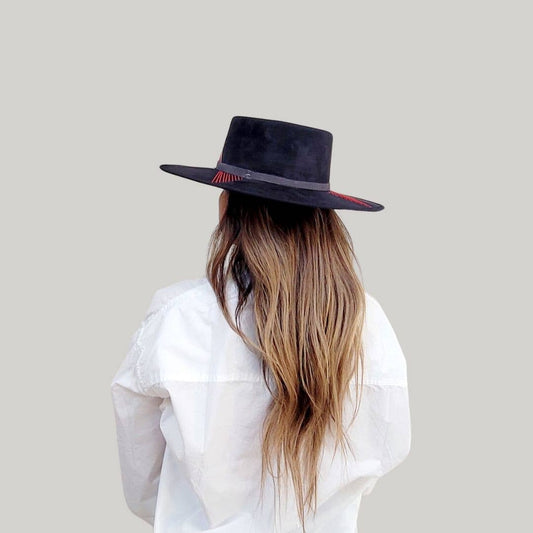 PETRA SAVAGE - NOMA Gambler Crown Hat: Black / M/L