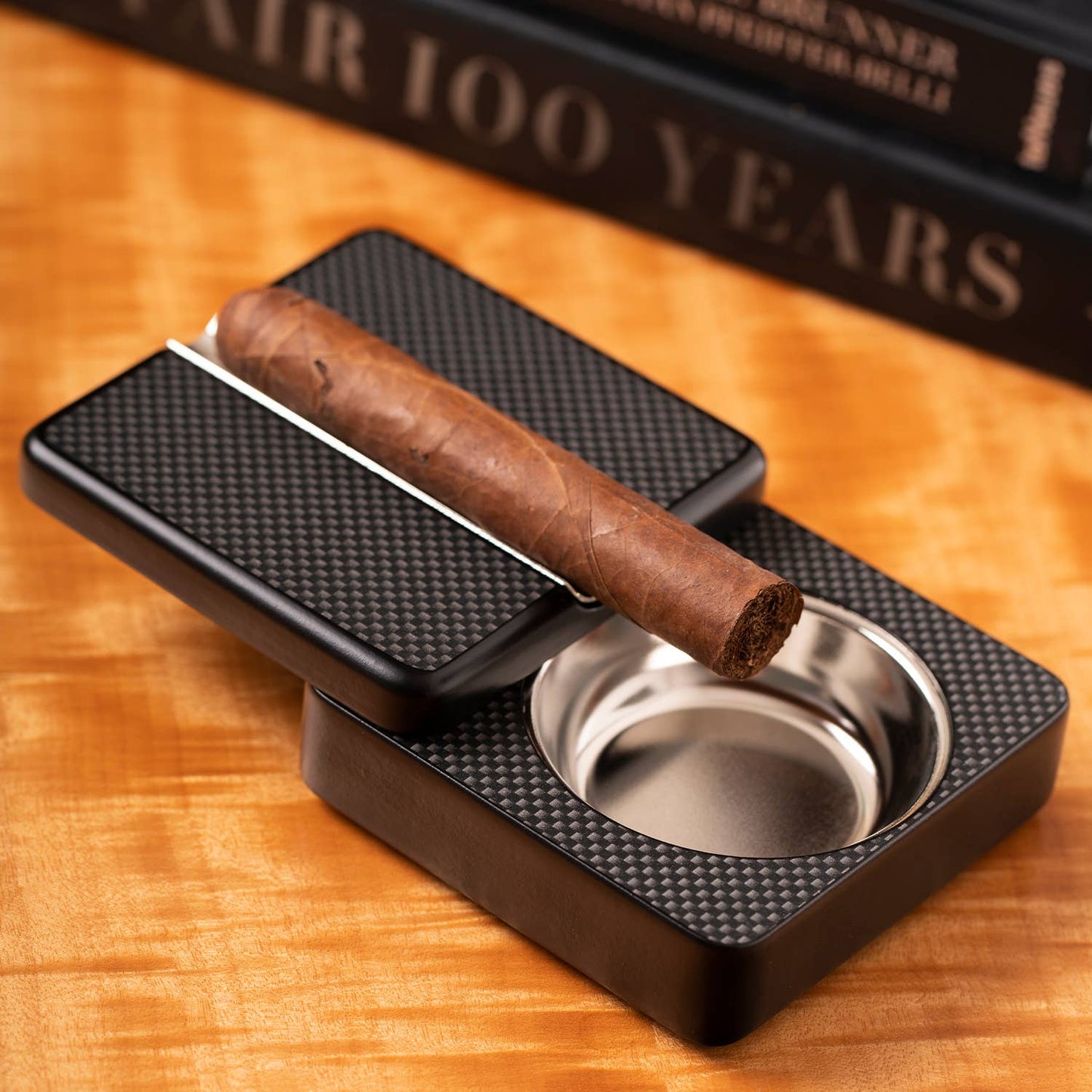 BeyBerk International - Swivel Cigar Ashtray: Rosewood