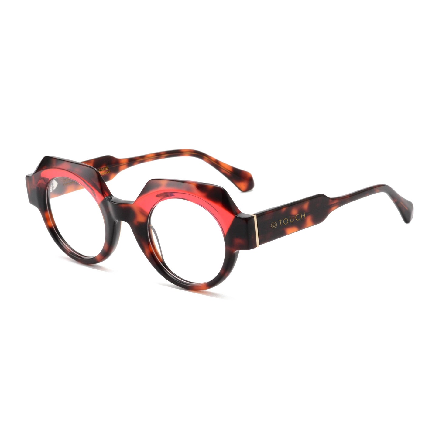 Touch Brand - Flama Eyewear - LILO. Eyeglass, circular acetate frame.: LILO_N4_1748_Vista